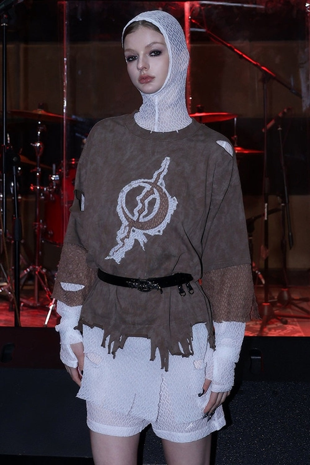 3-Layer Distressed T-Shirt