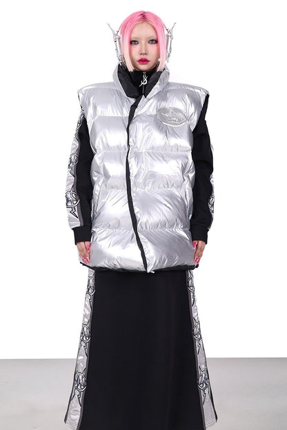 Reversible Y2K Cotton Vest