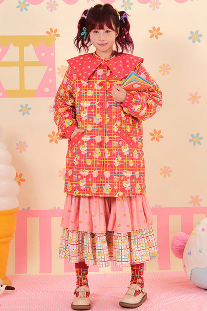 Showa Dessert Quilted Cotton Coat