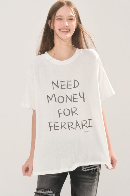 Animal Print Cotton T-Shirt
