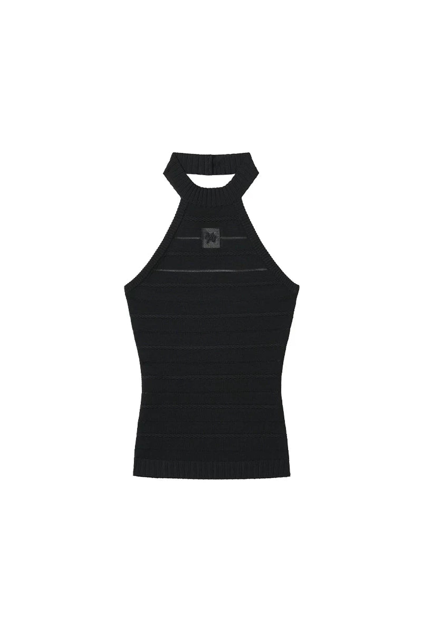 Stamp Pattern Organza Camisole Top