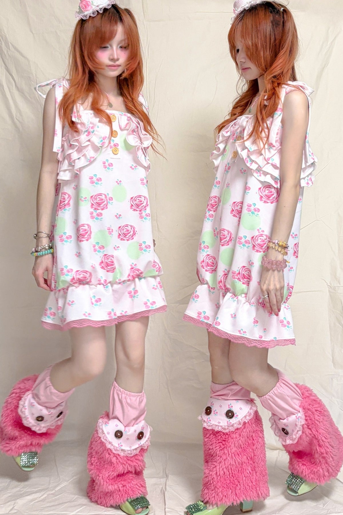 Floral Lace Vintage Dress