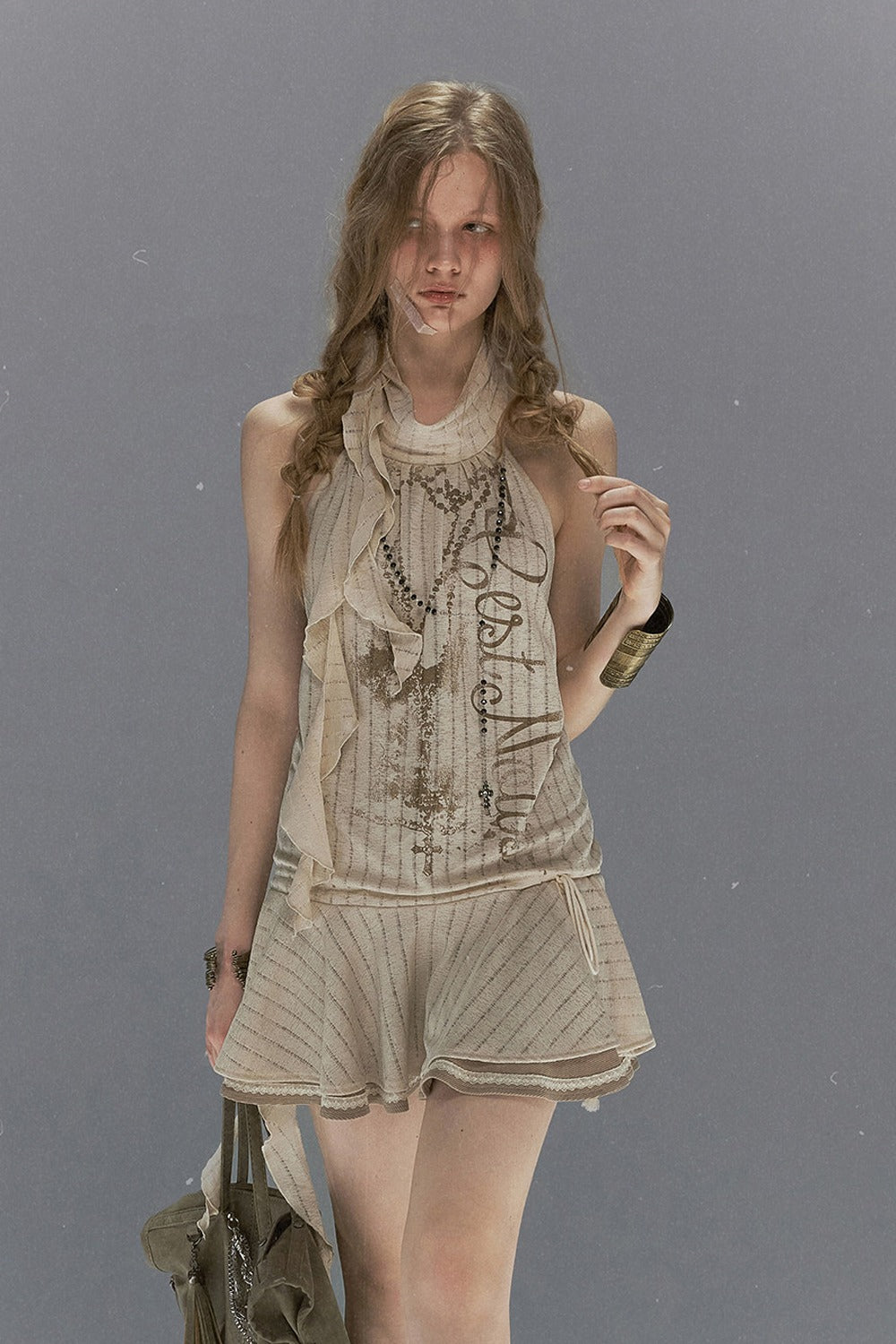 Island Dreams Ruffled Lace Dress