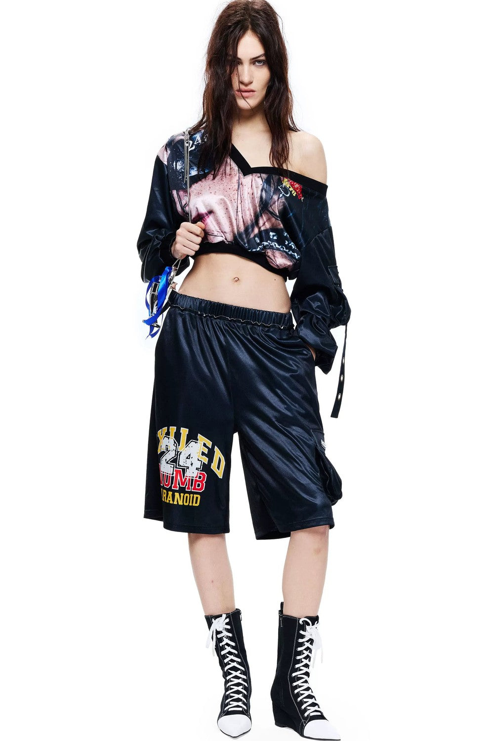 Reversible Punk Sporty Suit Set-Up