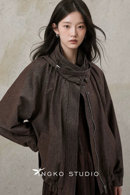 Relaxed Drawstring Jacket