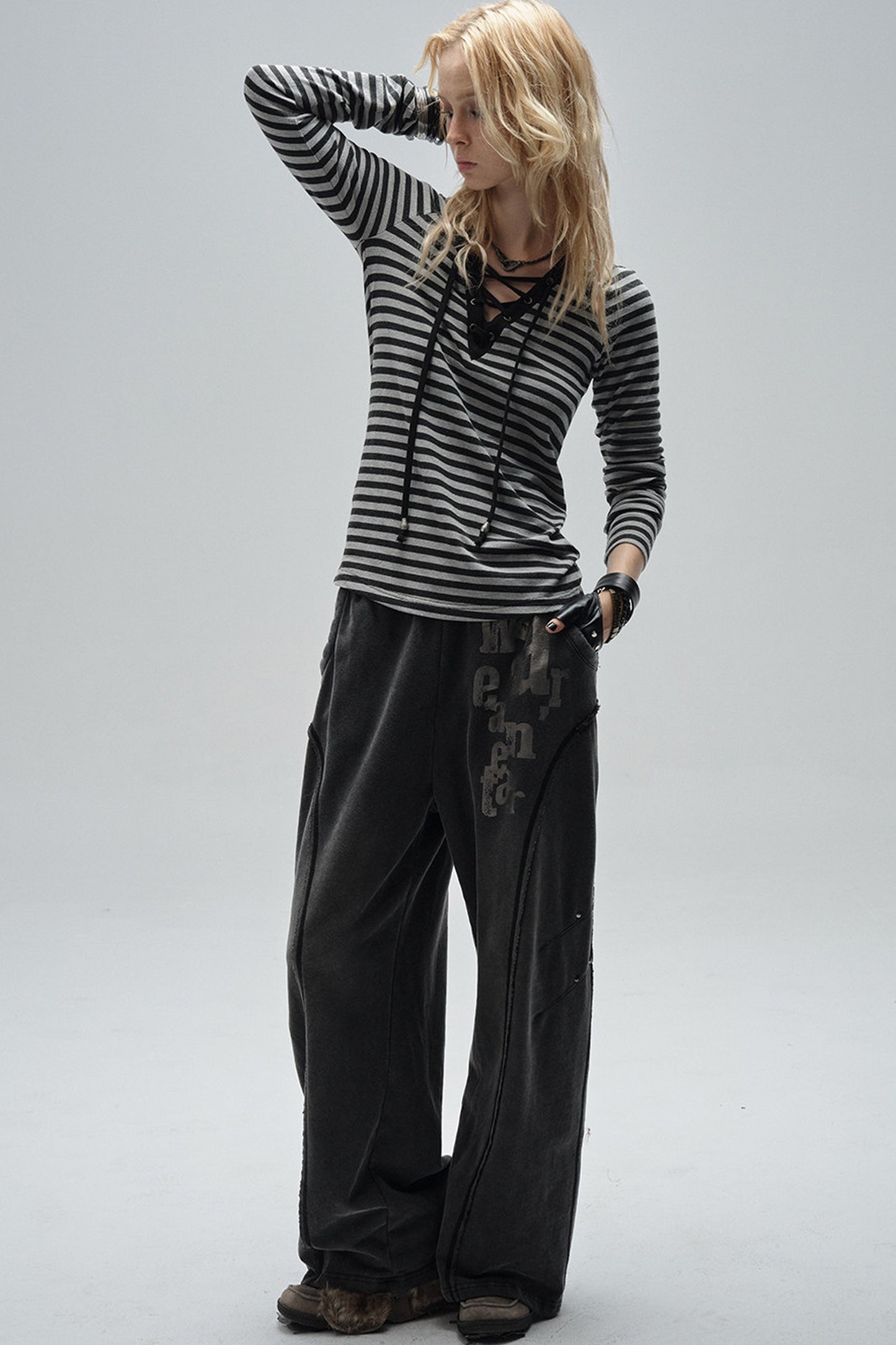 Raw Edge Retro Sweatpants