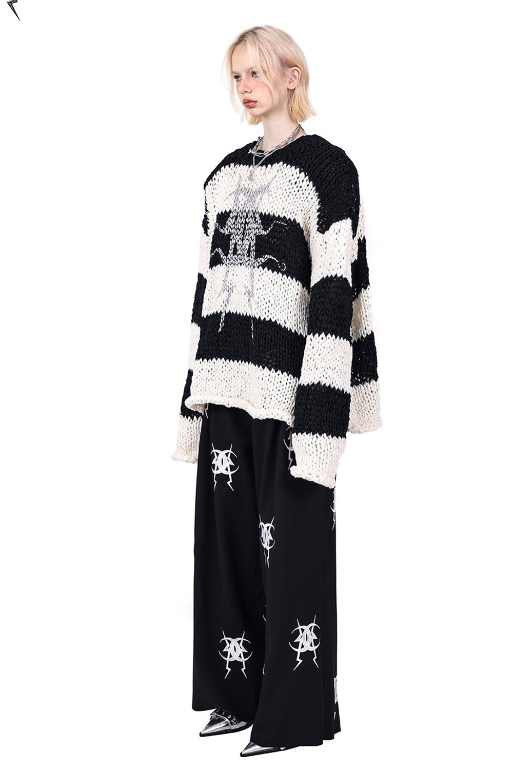 Embroidered Loose Pants