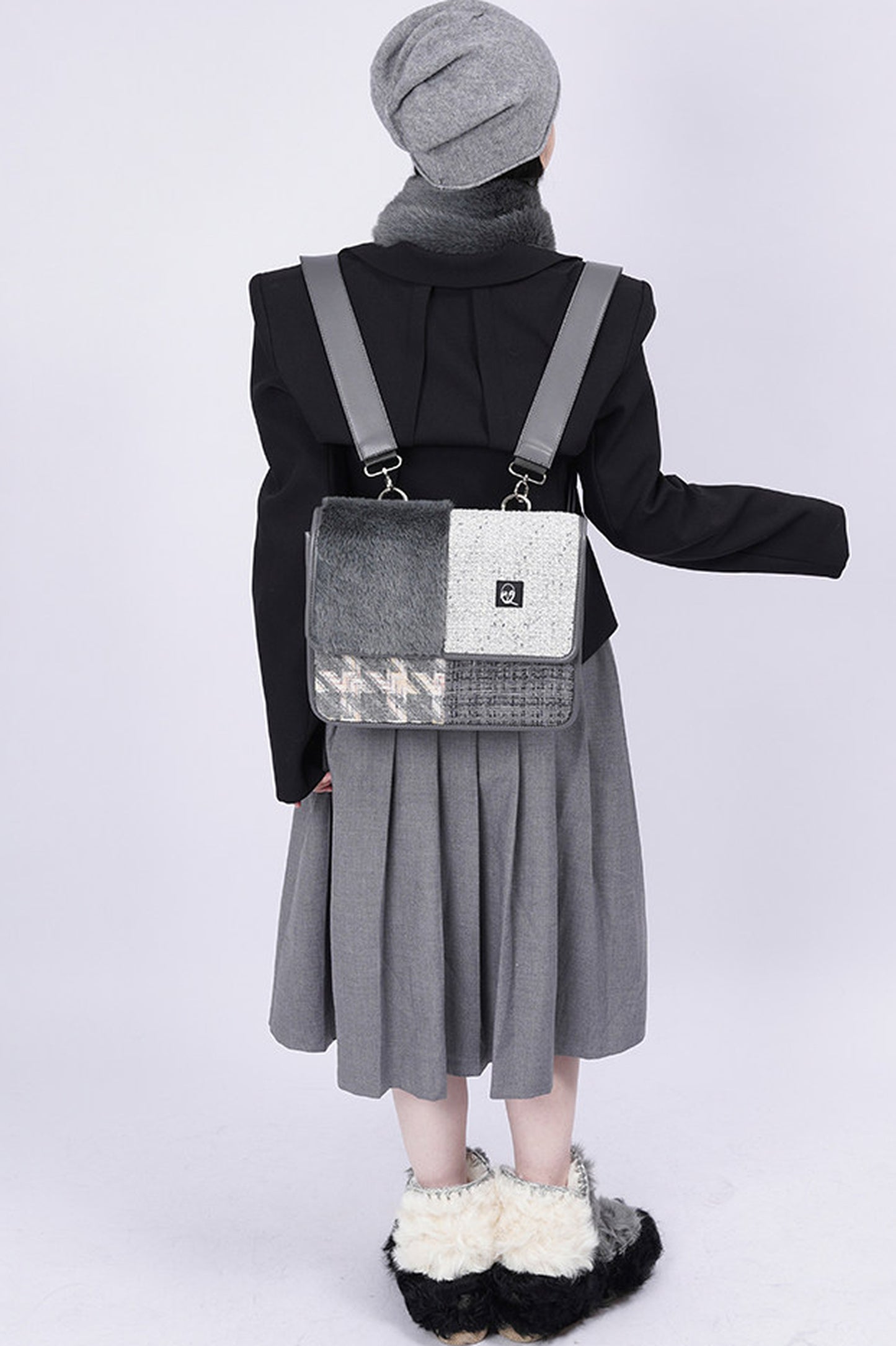 Y2K Color-Blocking Crossbody Bag