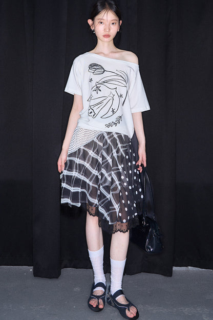 Summer Sequin Two-Way Wear Skirt