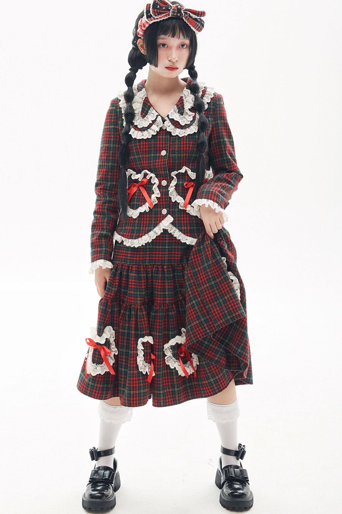 Showa Retro Woolen Skirt
