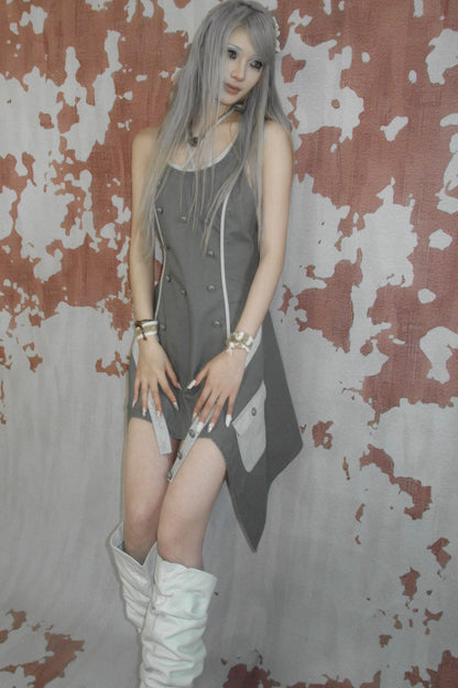 Deconstructed Medieval Slip Dress