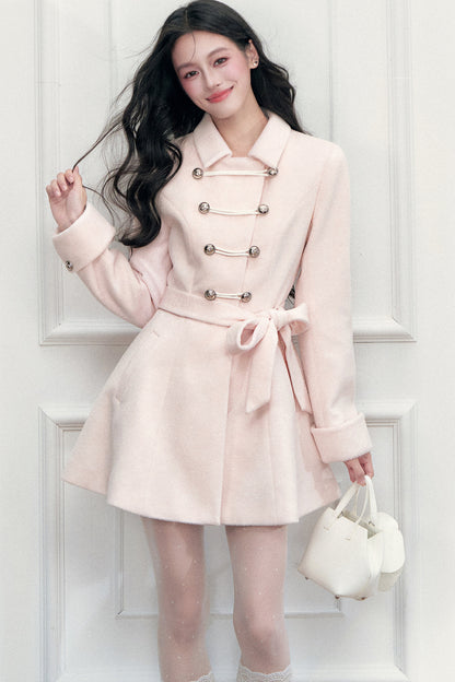 Napoleon Knight Style Woolen Cape Jacket Set-Up