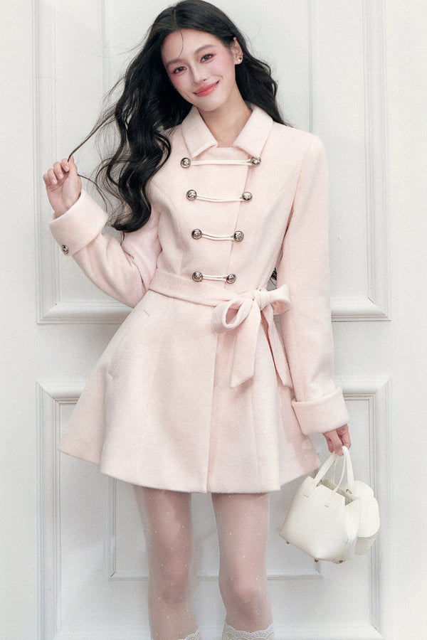 Napoleon Knight Style Woolen Cape Jacket Set-Up