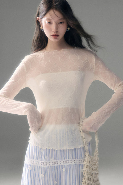 Echo of the Wind Lace Top