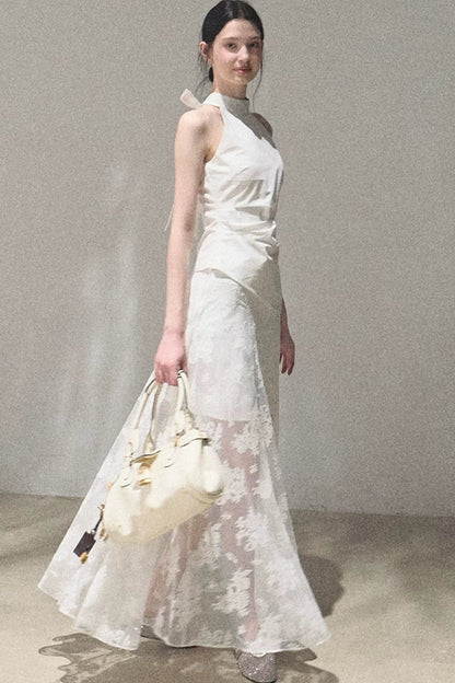 Hazy Moonlight Lace Skirt
