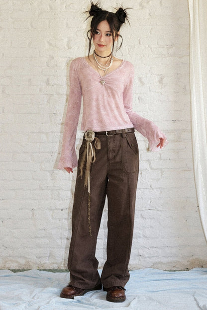 Vintage Straight Cargo Pants