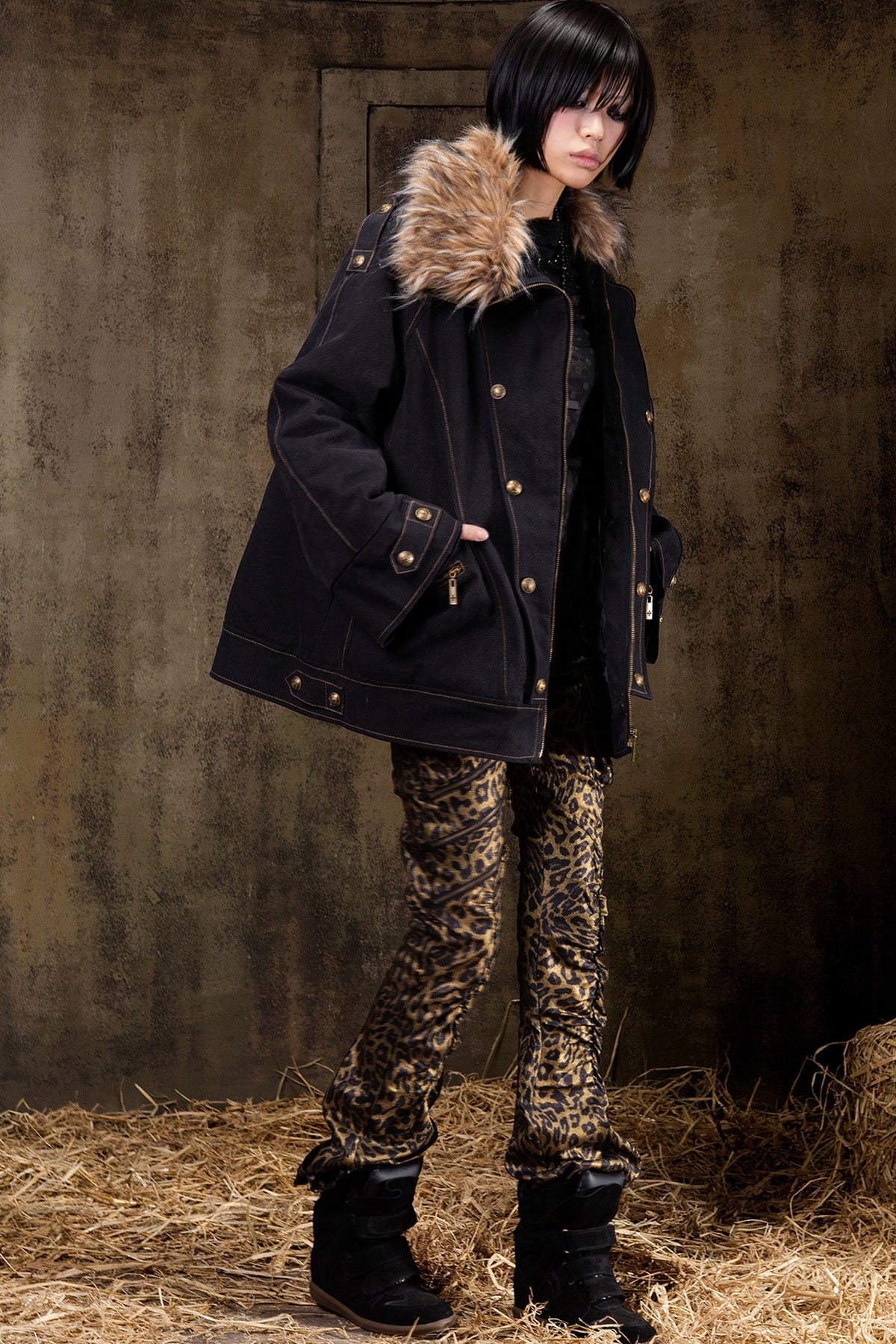 Style Mid-Length Loose Jacket