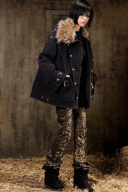Style Mid-Length Loose Jacket