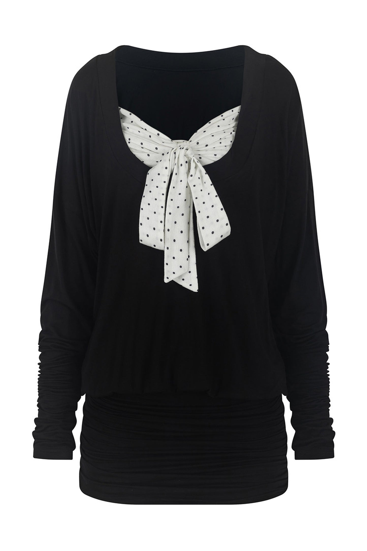 U-Neck Bow Dress