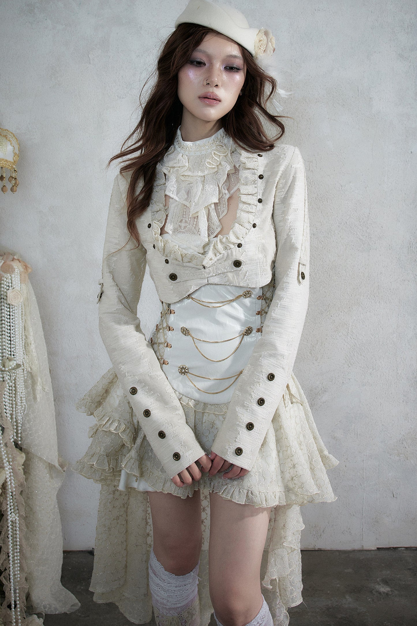 Baroque Lace Collar Scarf