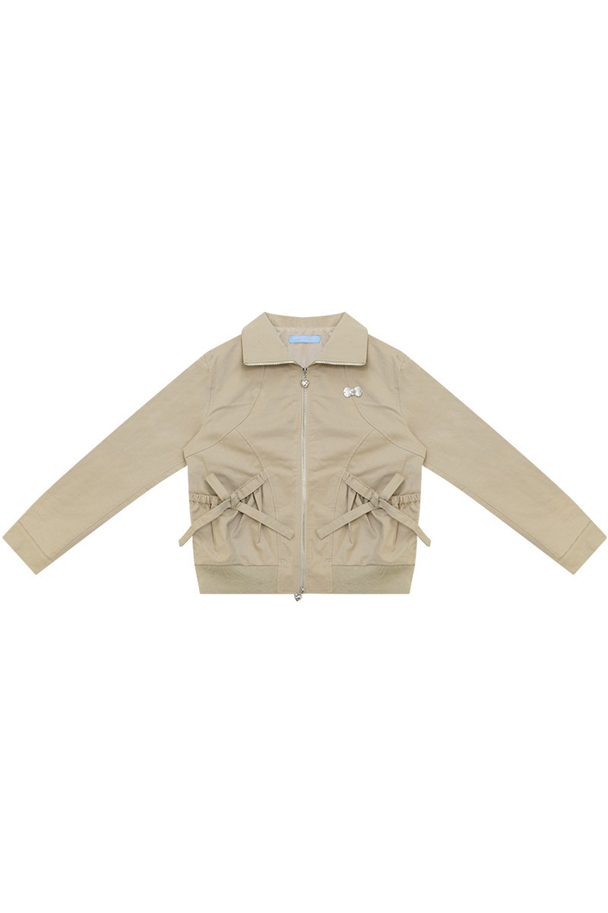 Khaki Lapel Work Jacket