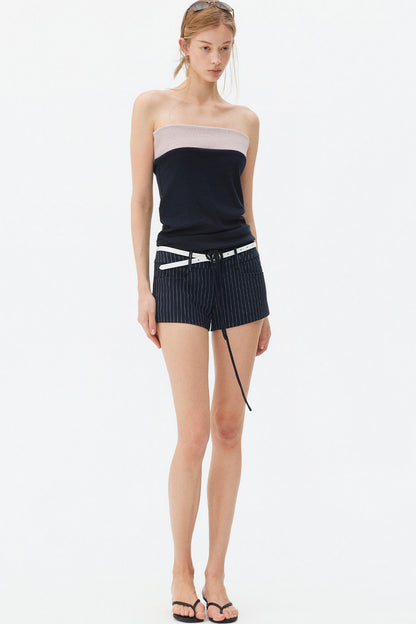 Lyocell Patchwork Tube Top