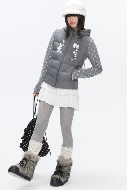 Bear Ears White Duck Down Jacket