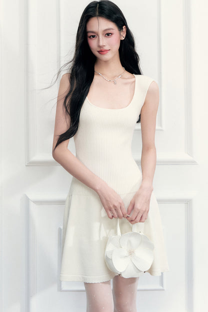 A-Line Dress Cardigan Set-Up