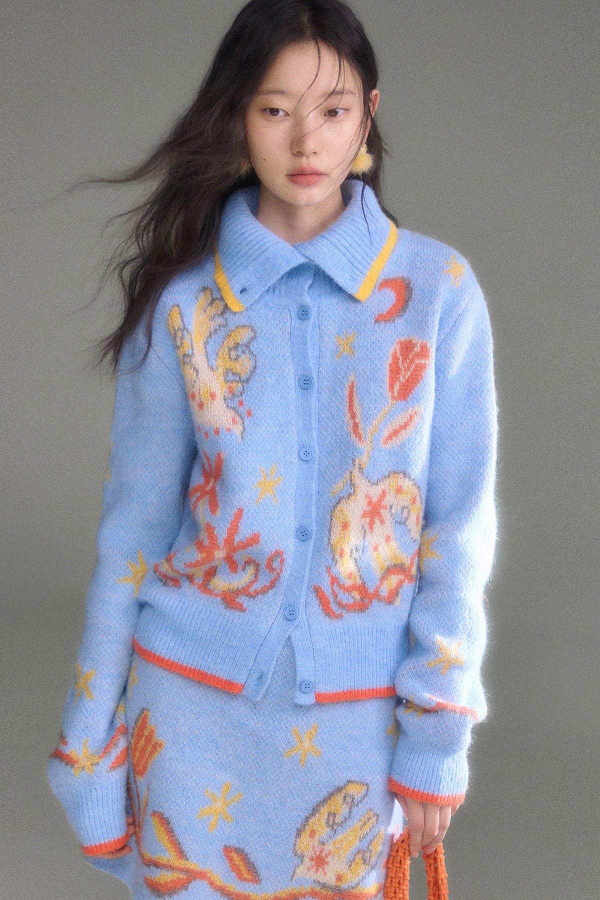 Bird Tulip Wool Knit Set-Up