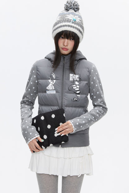 Bear Ears White Duck Down Jacket
