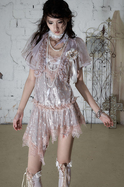 Romantic Lace Chiffon Blouse