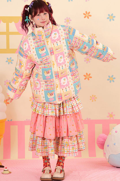 Showa Shop piumino d'anatra bianco