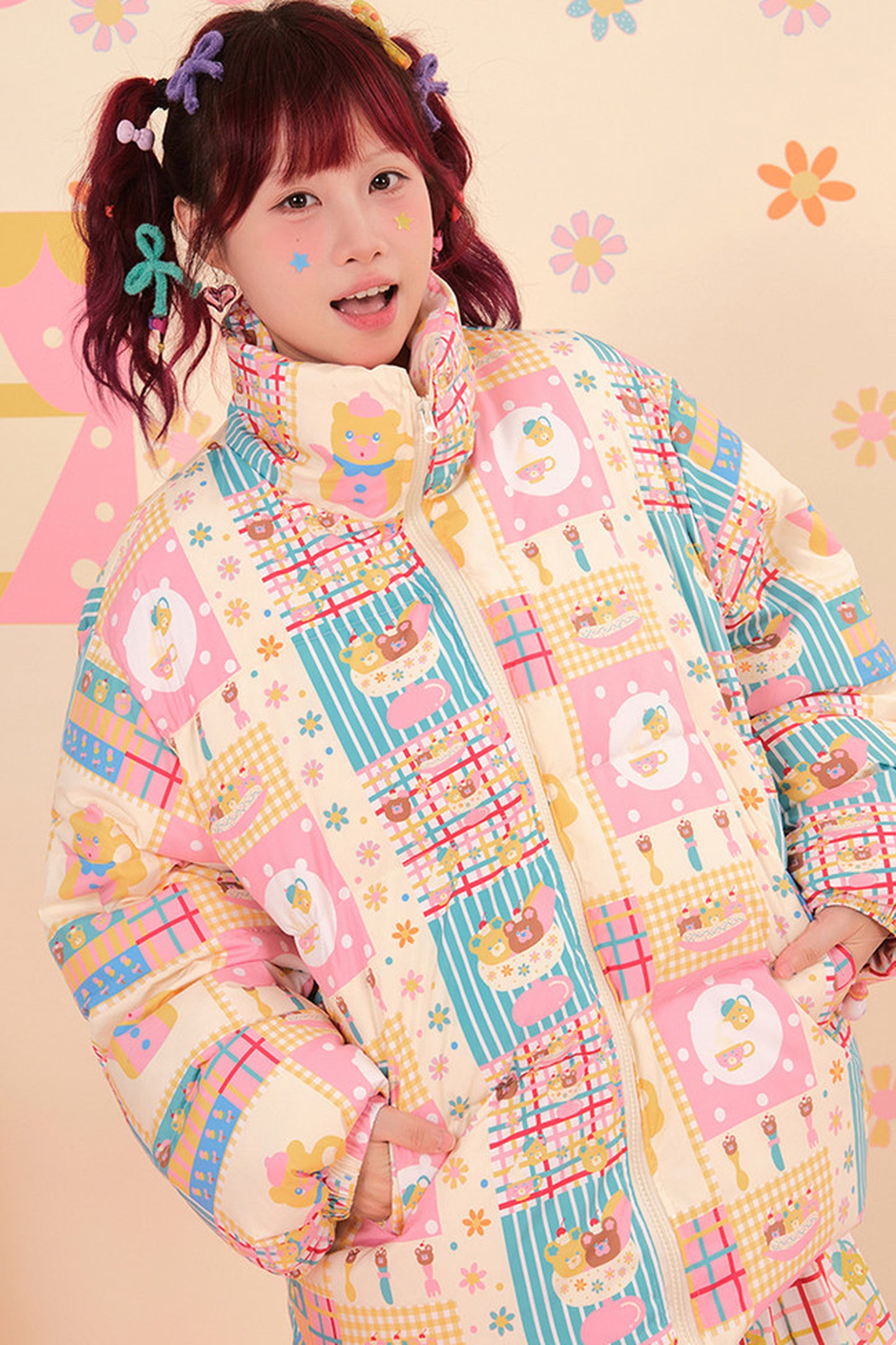 Showa Shop piumino d'anatra bianco