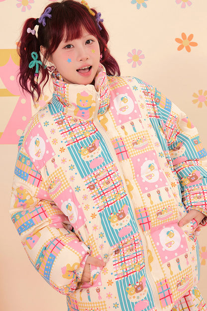 Showa Shop piumino d'anatra bianco