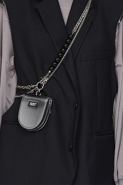 Borsetta con catena argentata Wild Key