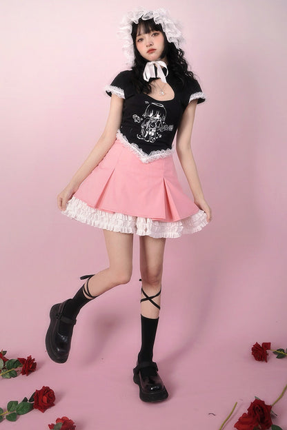 Heavenly Maid Heart Cheongsam Top