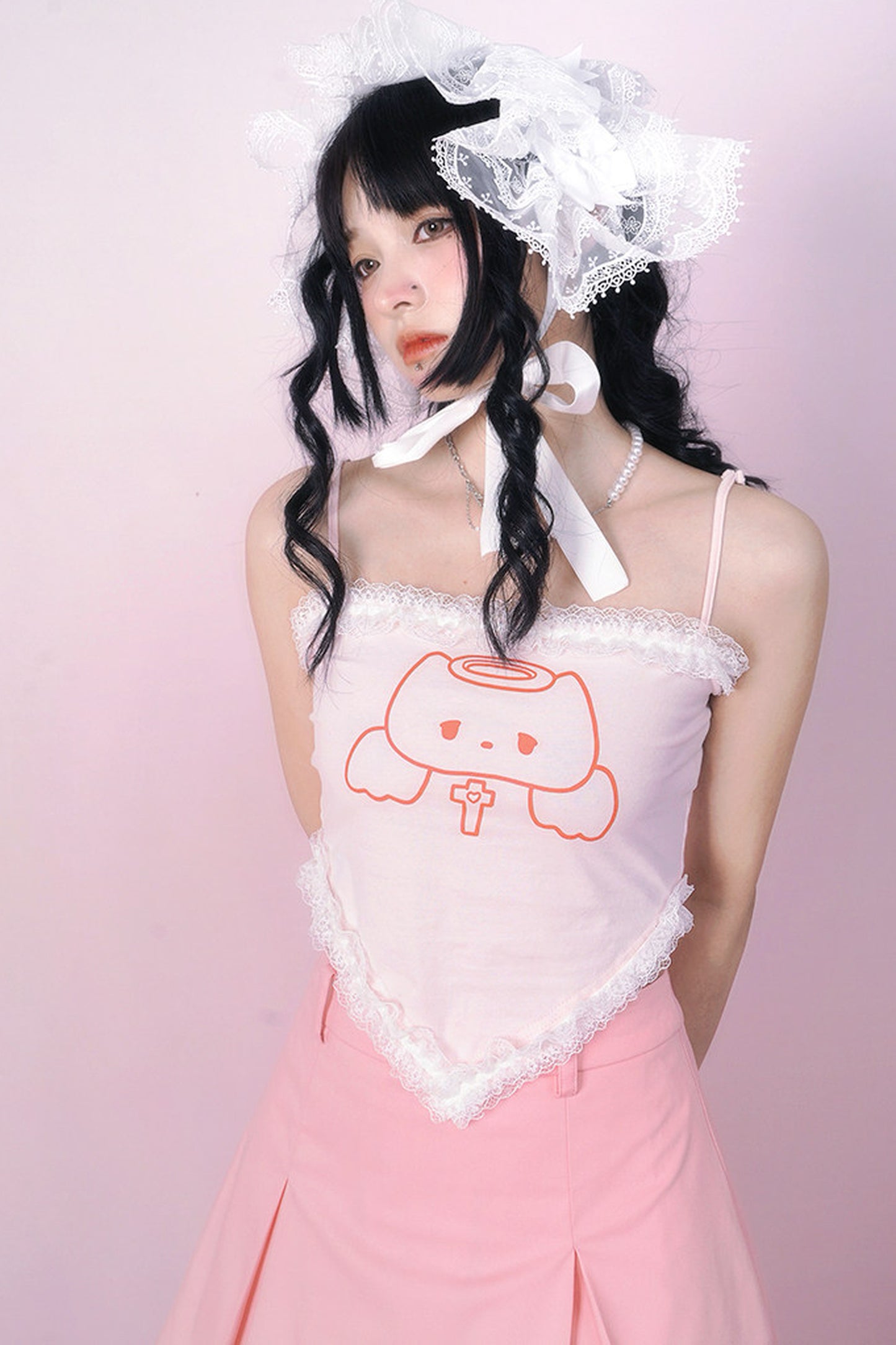 Camisole in pizzo Gatto Angelo
