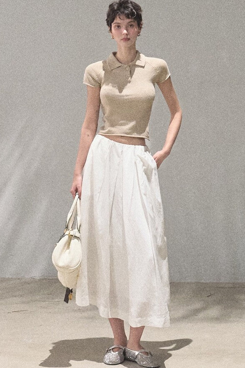 Old Money Linen Polo Top
