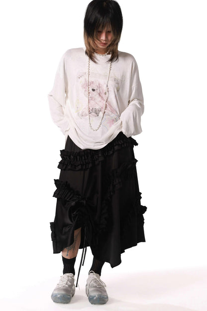 Unicorn Bow Long Sleeve T-Shirt