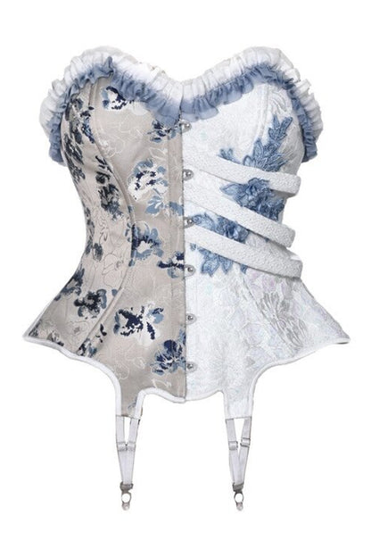 Gothic Ribbed Corset Suspender Set-Up
