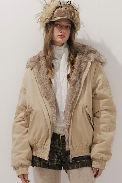 Workwear Cotton Padded Jacket and Shorts Set-Up
