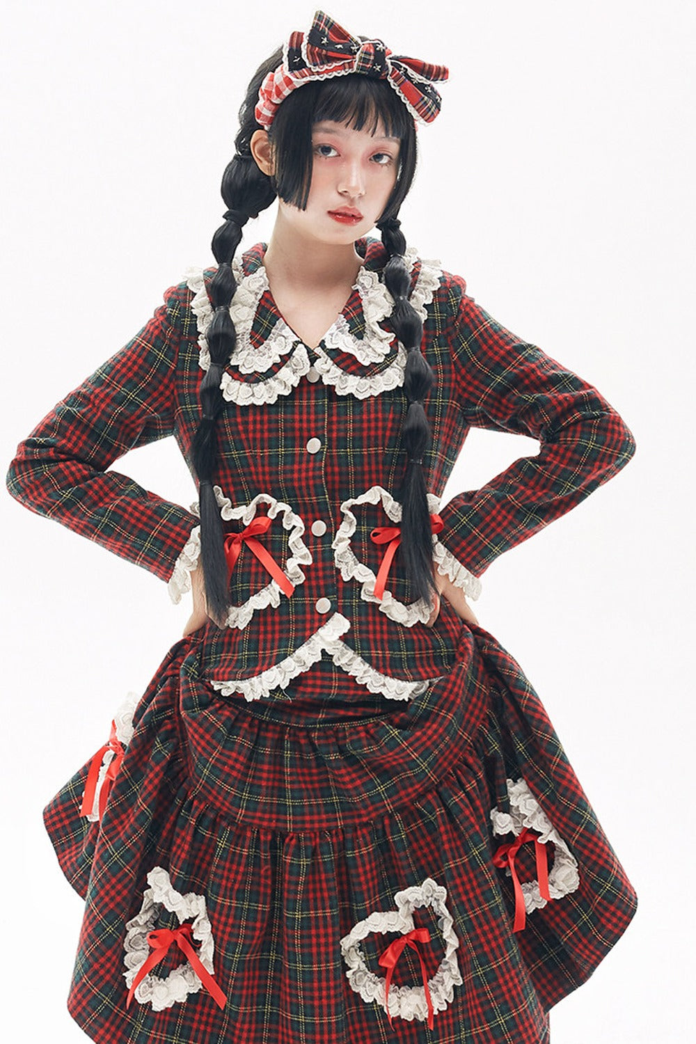Showa Retro Woolen Skirt
