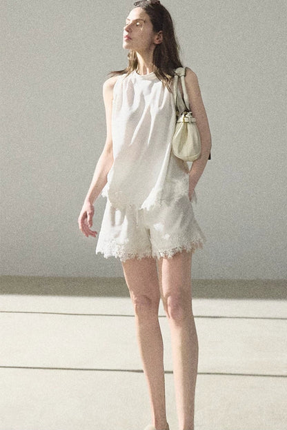 Vacation Lace Lyocell Vest