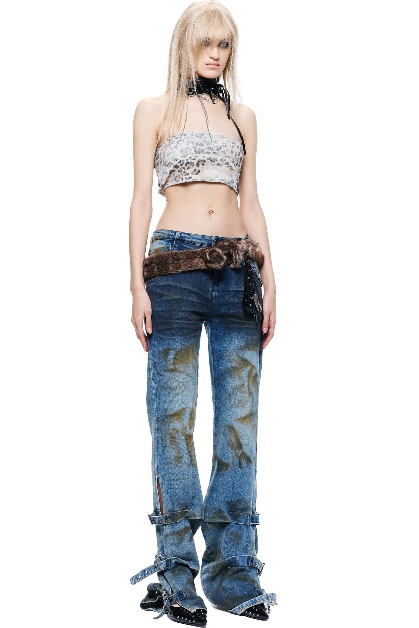 Mottled Gradient Tube Top