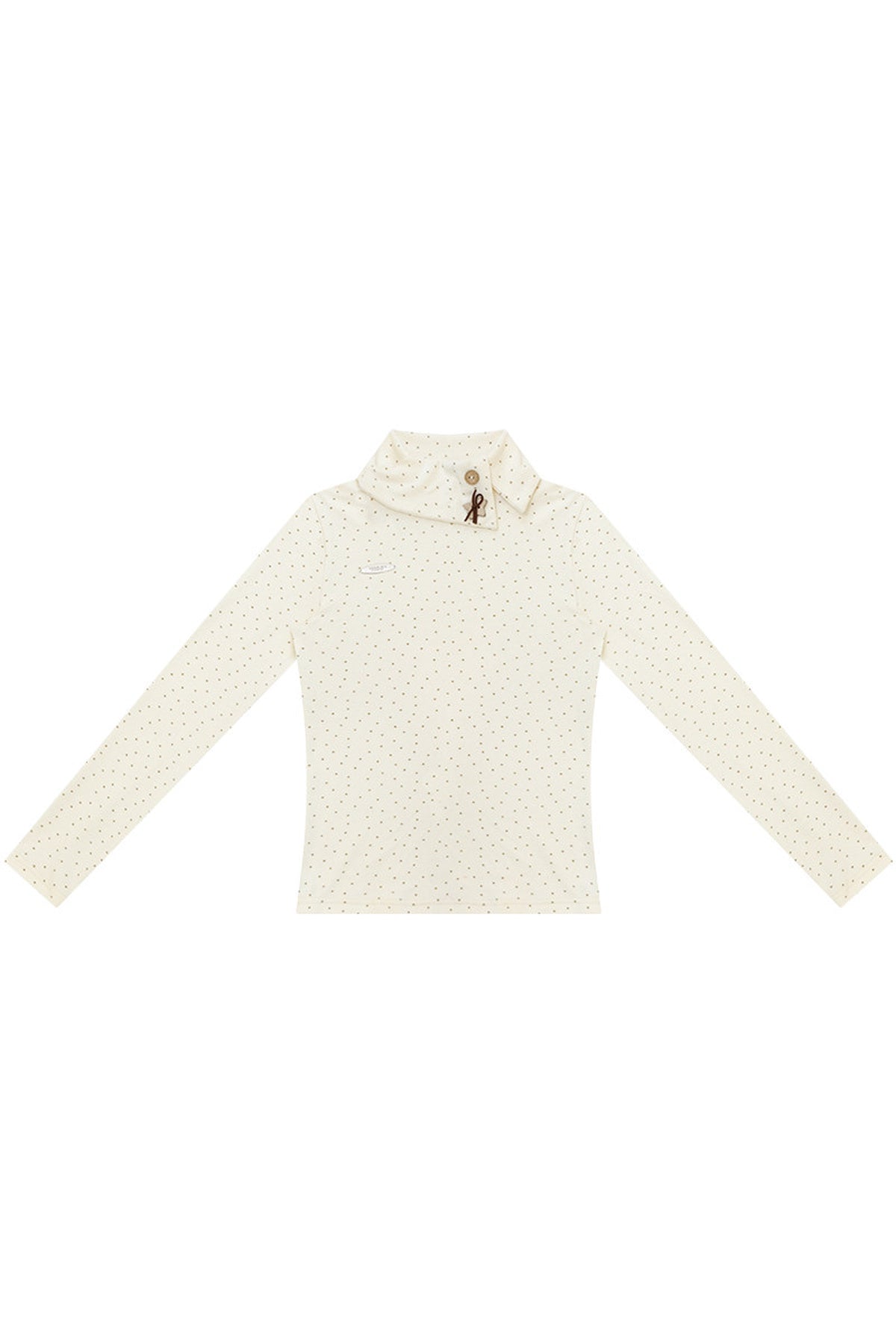 Apricot Slim Fit Knitted Base Shirt