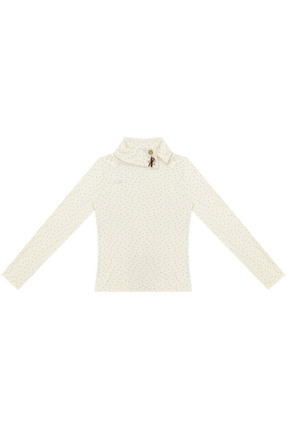 Apricot Slim Fit Knitted Base Shirt