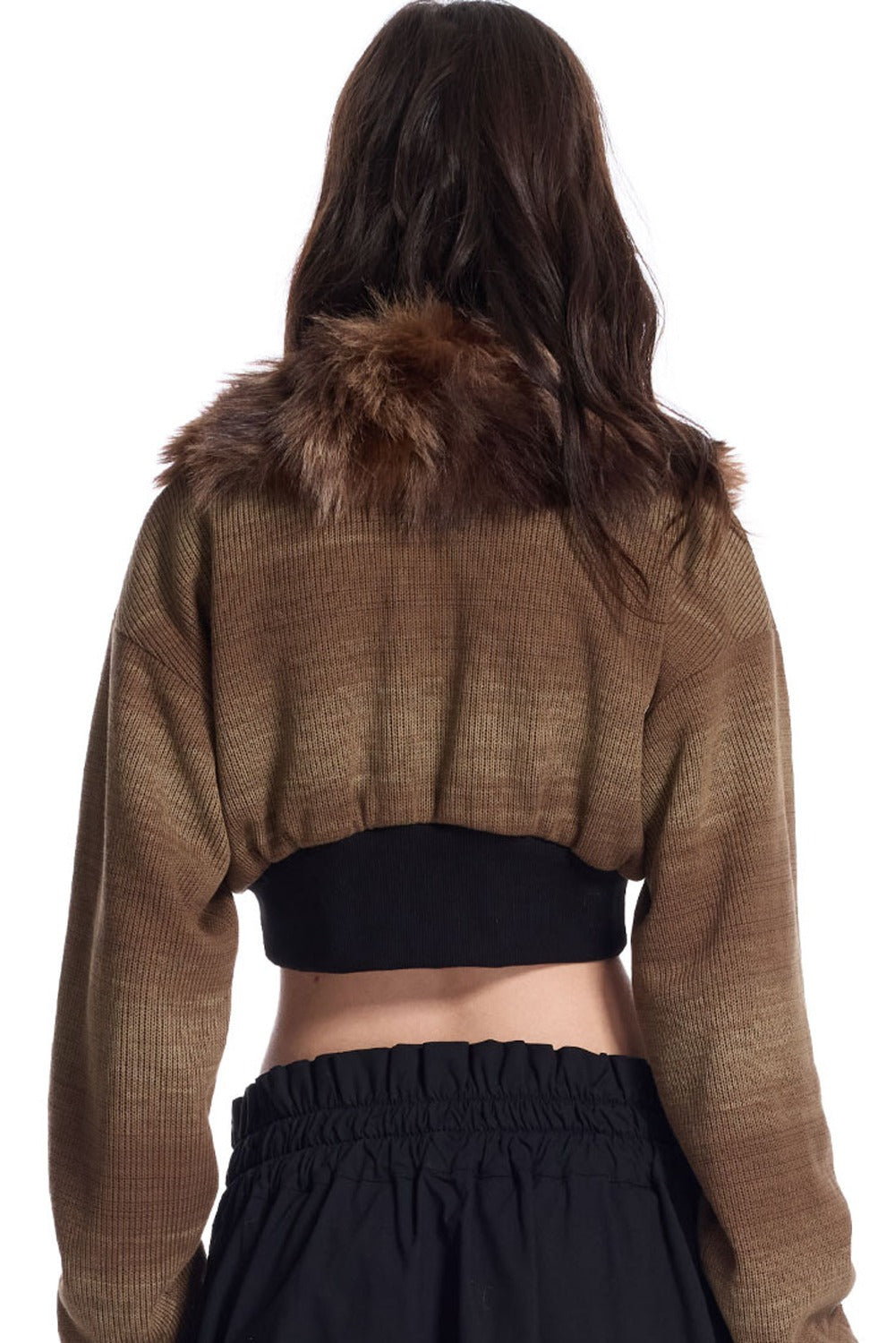 Detachable Ring Knit Jacket