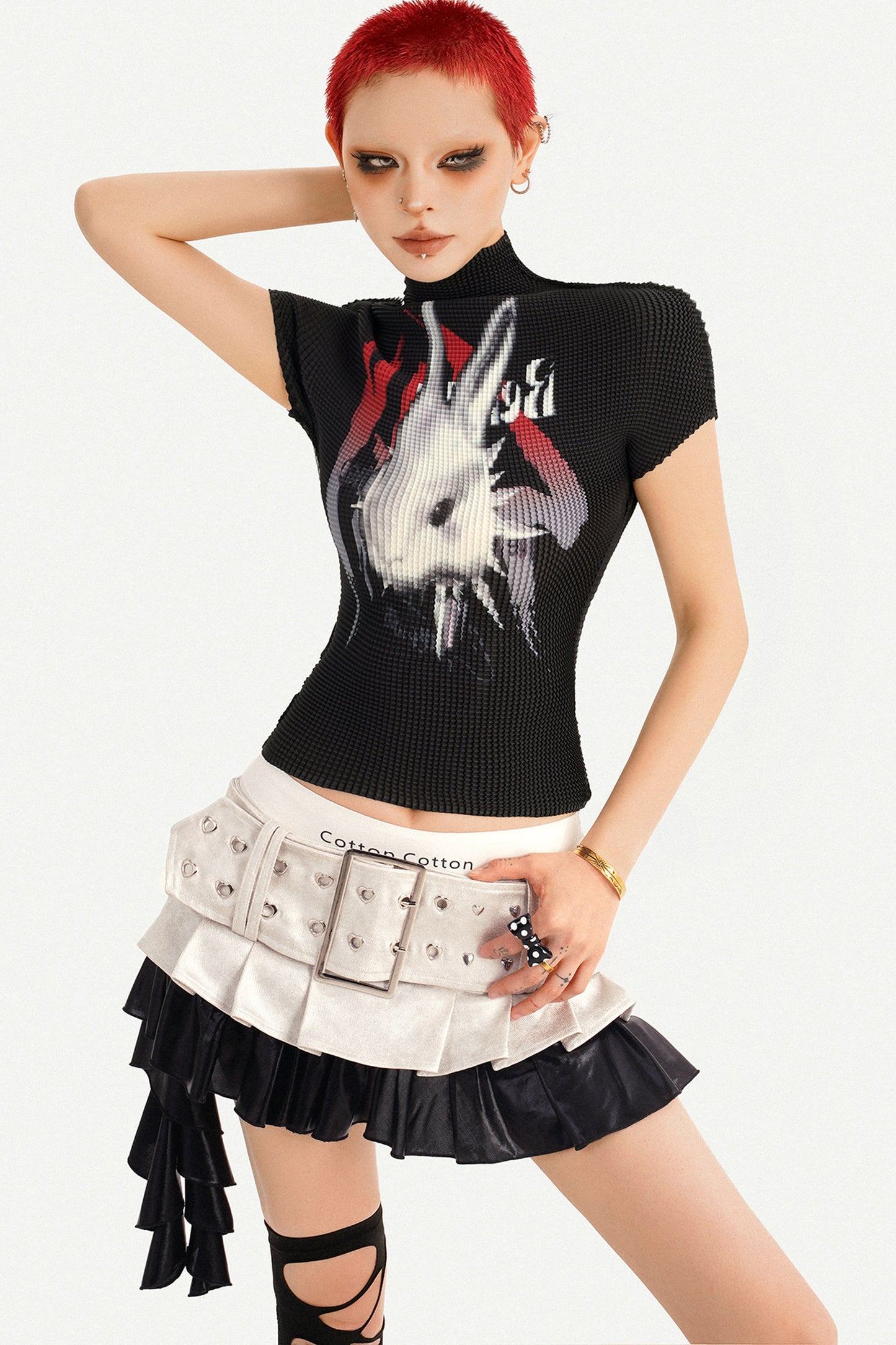 Milk Molly Pleated Blouse