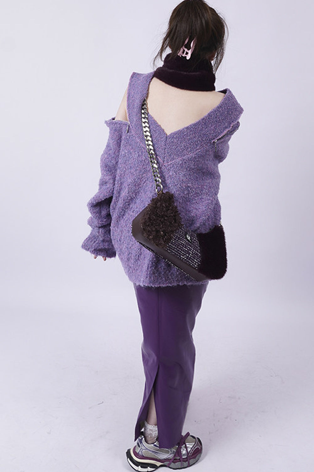 Y2K Color-Block Crossbody Bag
