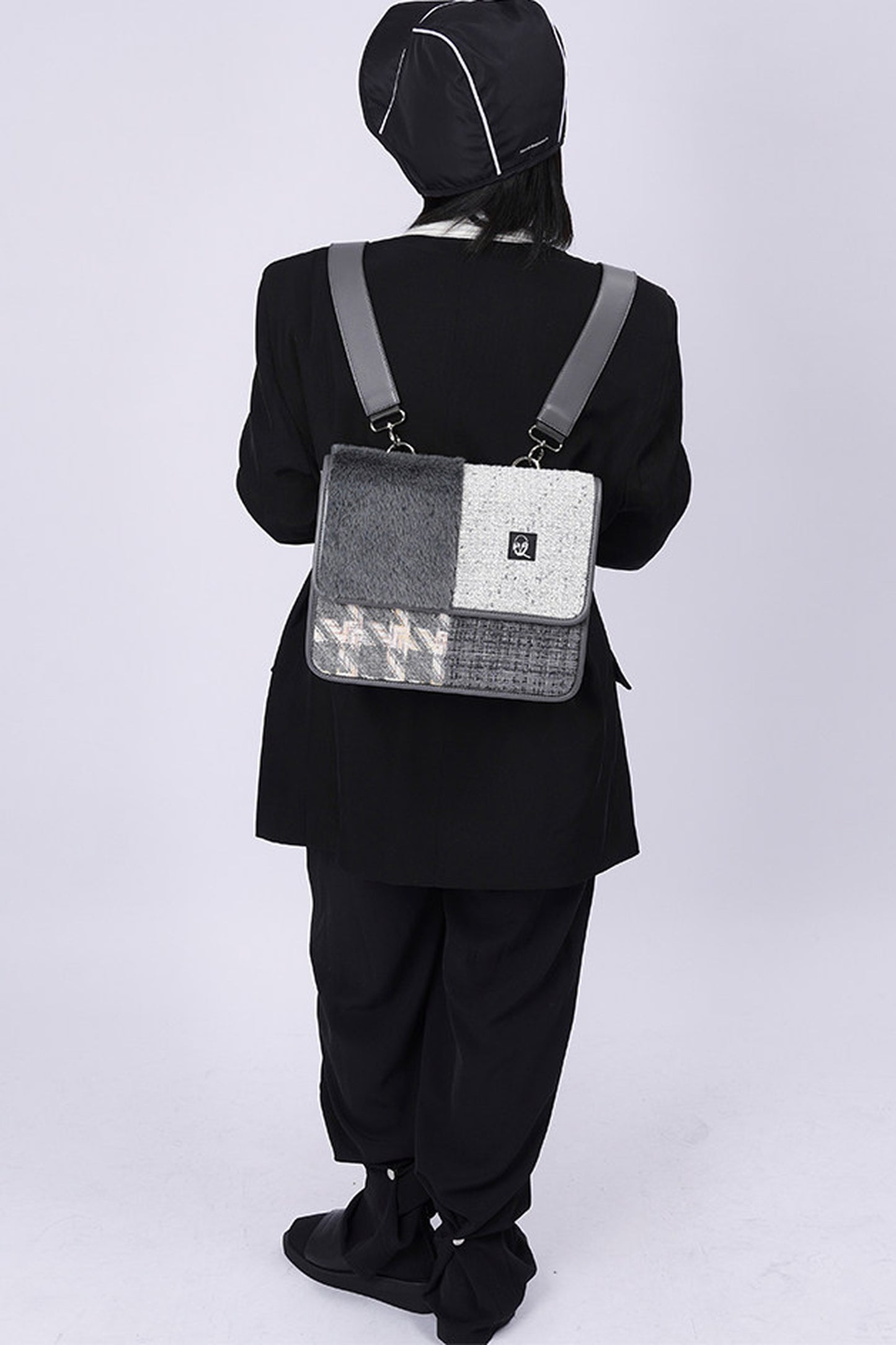 Y2K Color-Blocking Crossbody Bag